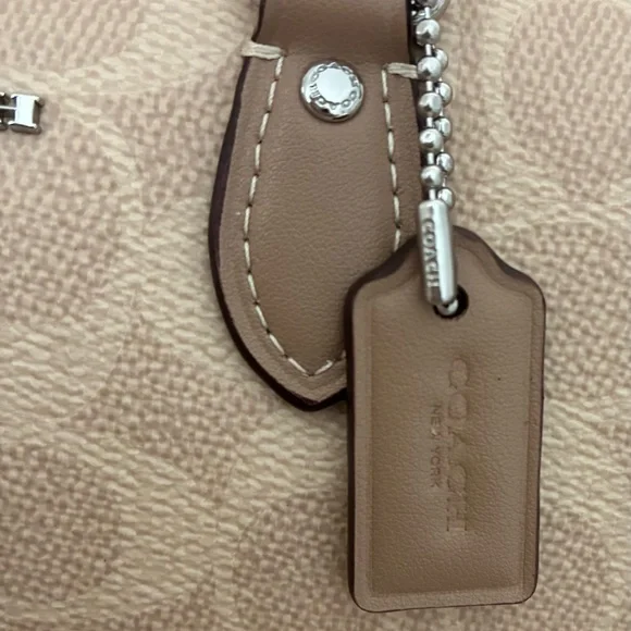 Coach Tan and Brown Signature Satchel MINI - Picture 7 of 15